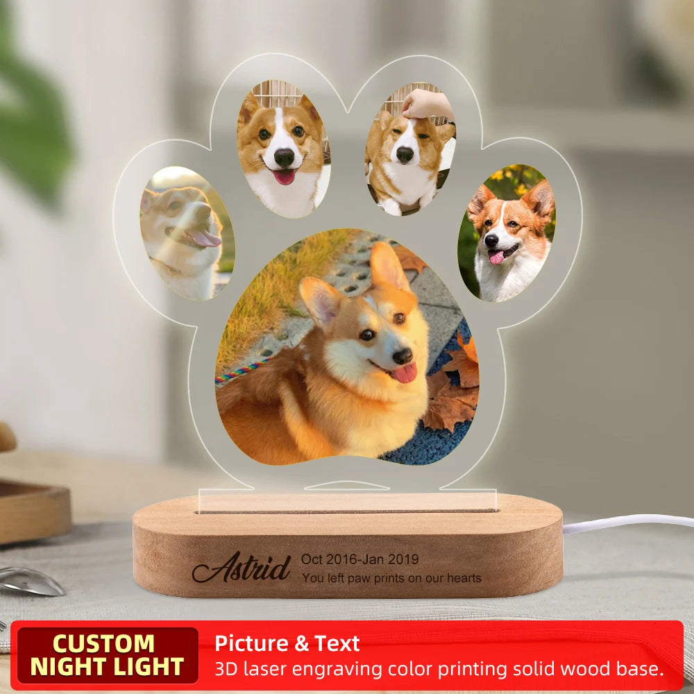 Custom Pet Night Light