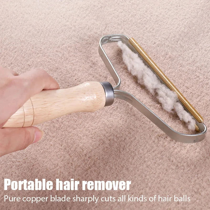Pet Hair Remover Scraper Brush