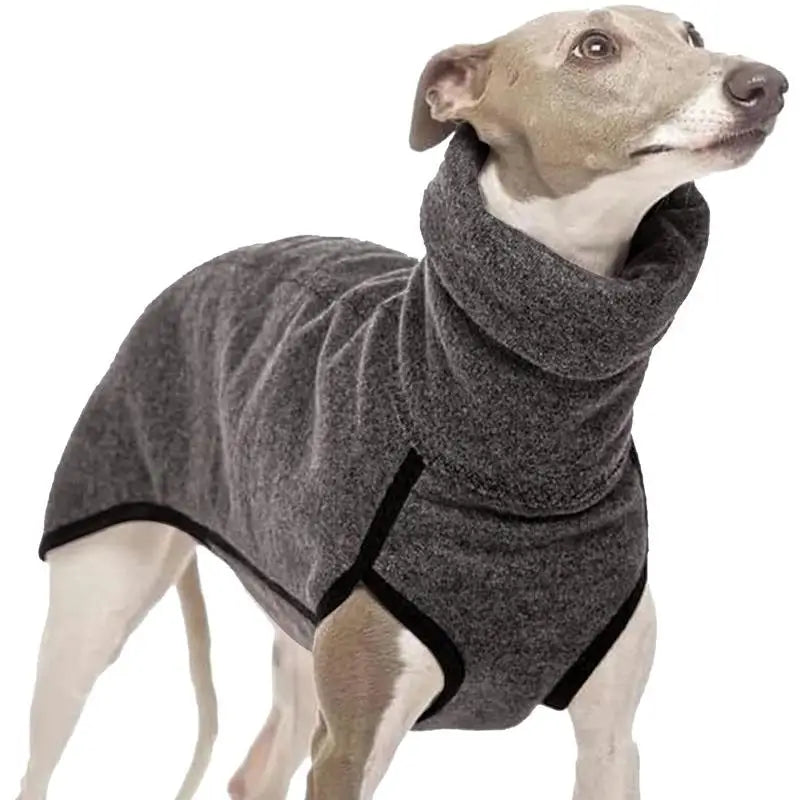 Winter warm Whippet Vest Soft Fleece Clothes For Medium Large dog