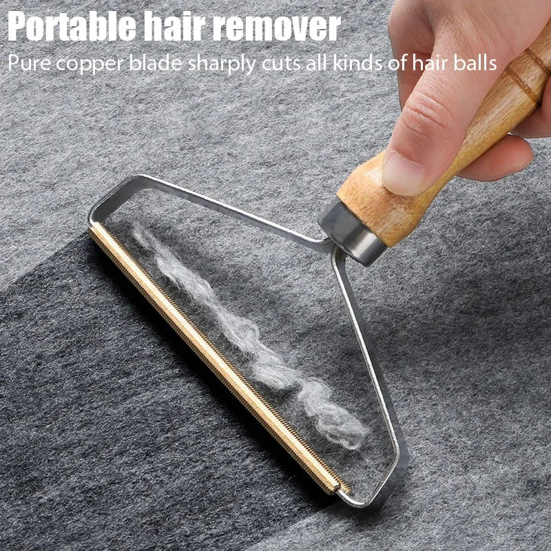 Pet Hair Remover Scraper Brush