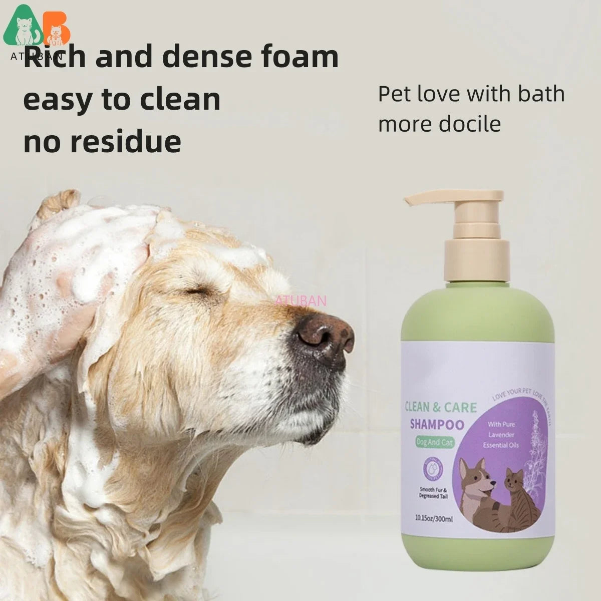 ATUBAN Dog Shampoo