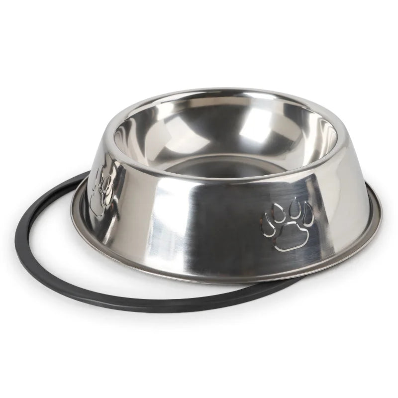 Stainless Steel Anti-Skid Pet Bowl