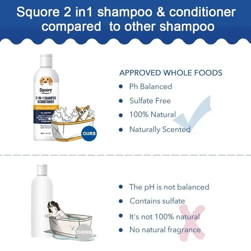 2-in-1 Puppy Shampoo and Conditioner