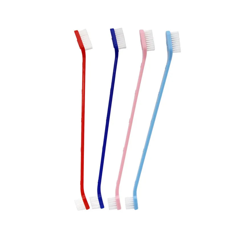 Double-Headed Pet Toothbrush