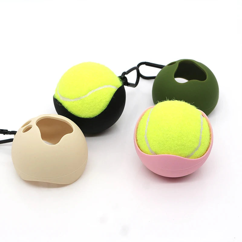 Hands-Free Tennis Ball Holder