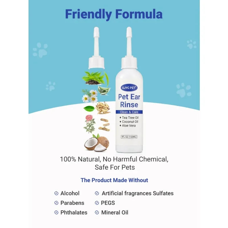 Pet Ear Cleaner Drops