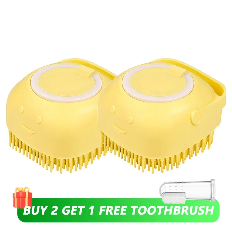 Silicone Pet Bath Brush