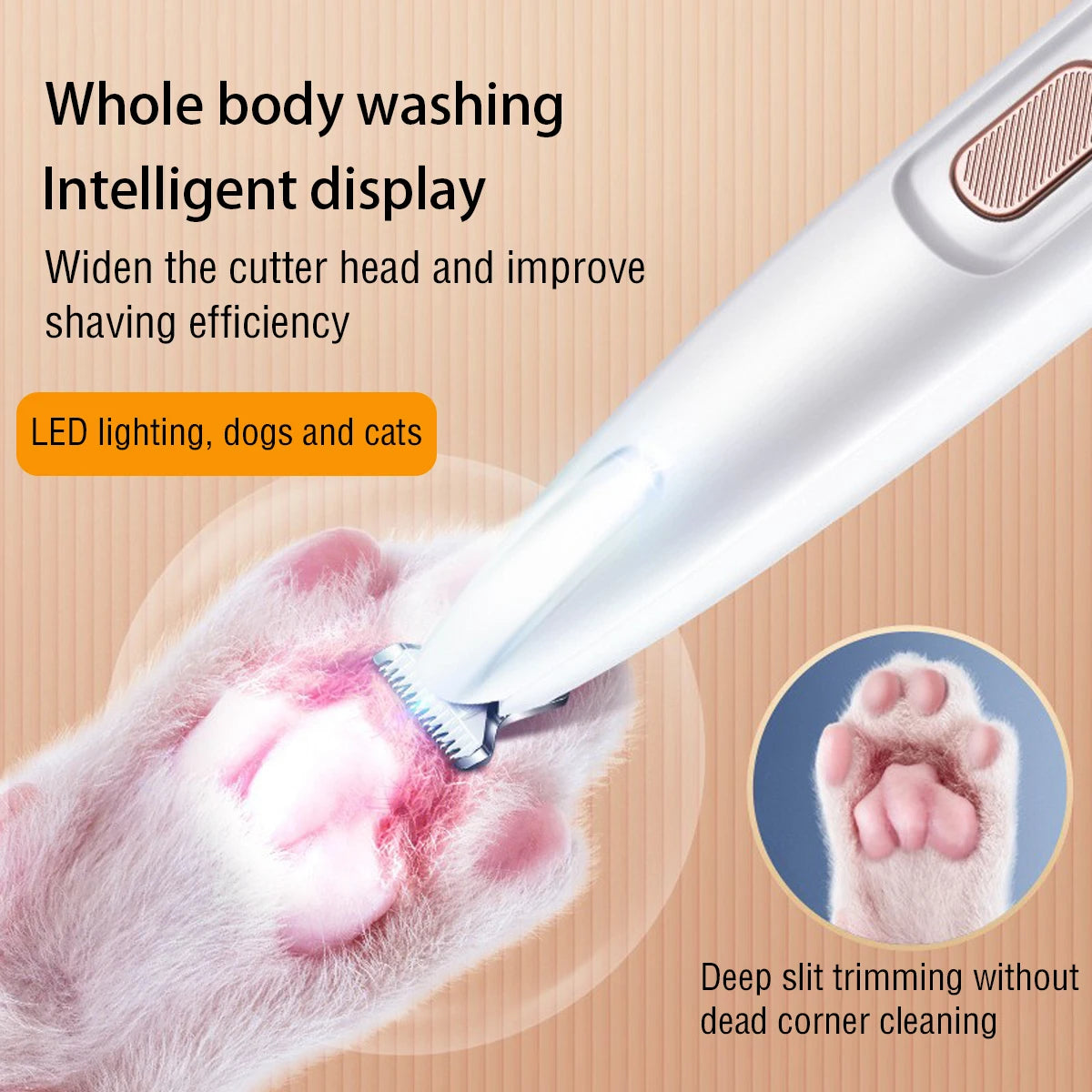 LED Dog Paw Trimmer