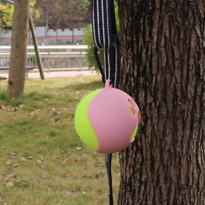 Hands-Free Tennis Ball Holder