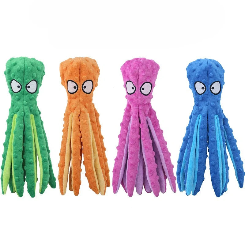 Indestructible Squeaky Octopus Toy