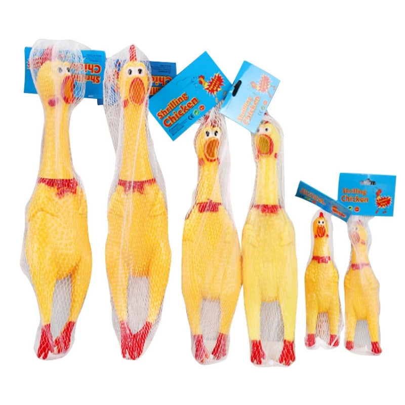 Screaming Chicken Dog Toy