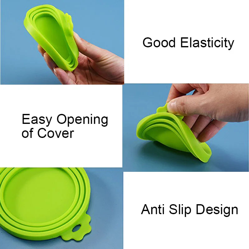 Reusable Pet Can Cover & Spoon