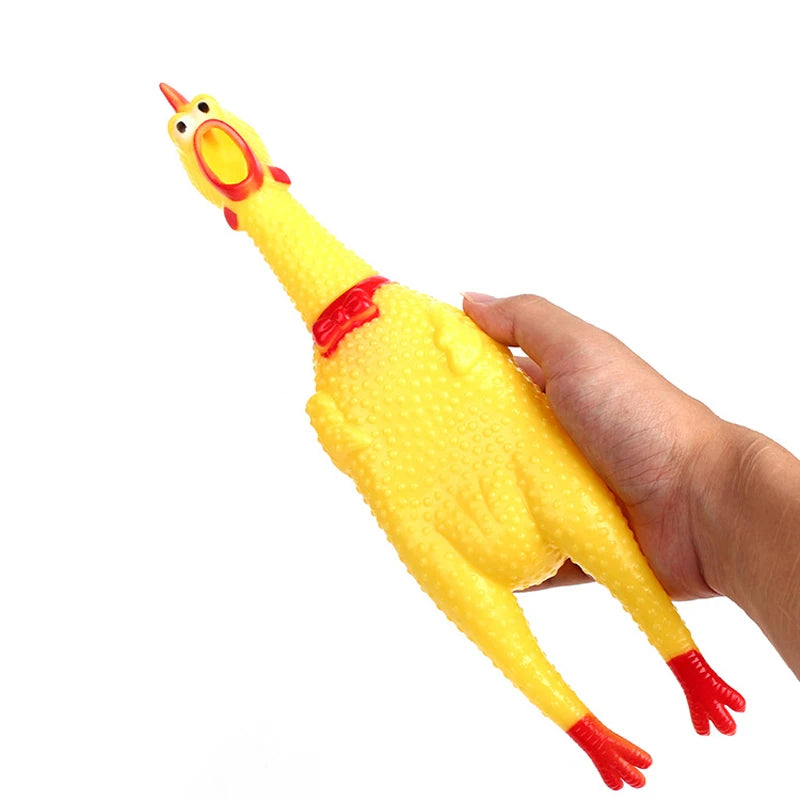 Screaming Chicken Dog Toy