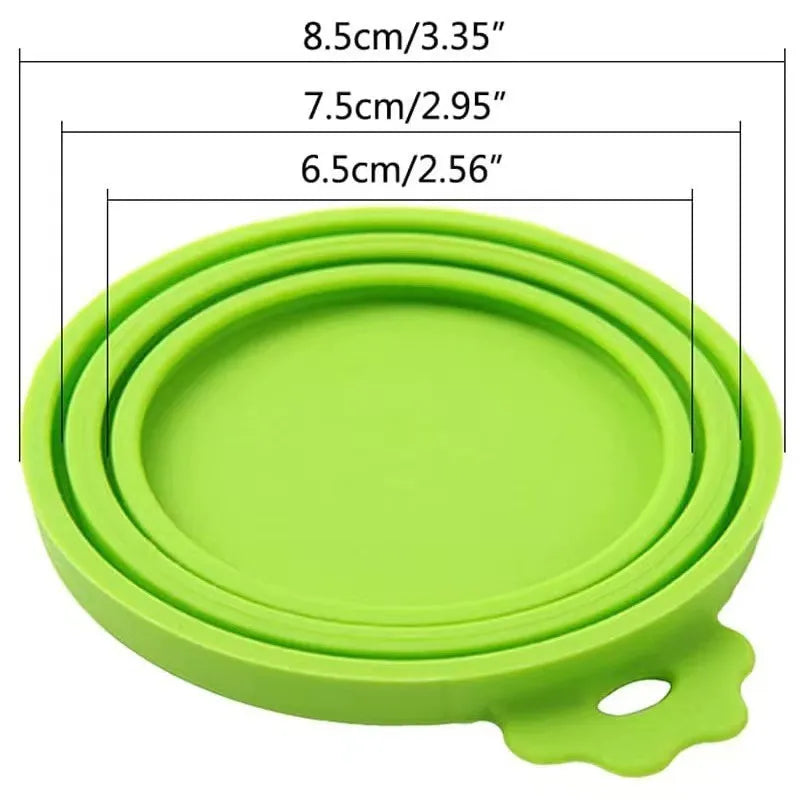 Reusable Pet Can Cover & Spoon