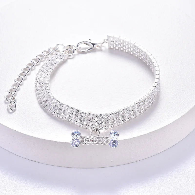 Rhinestone Pet Collar