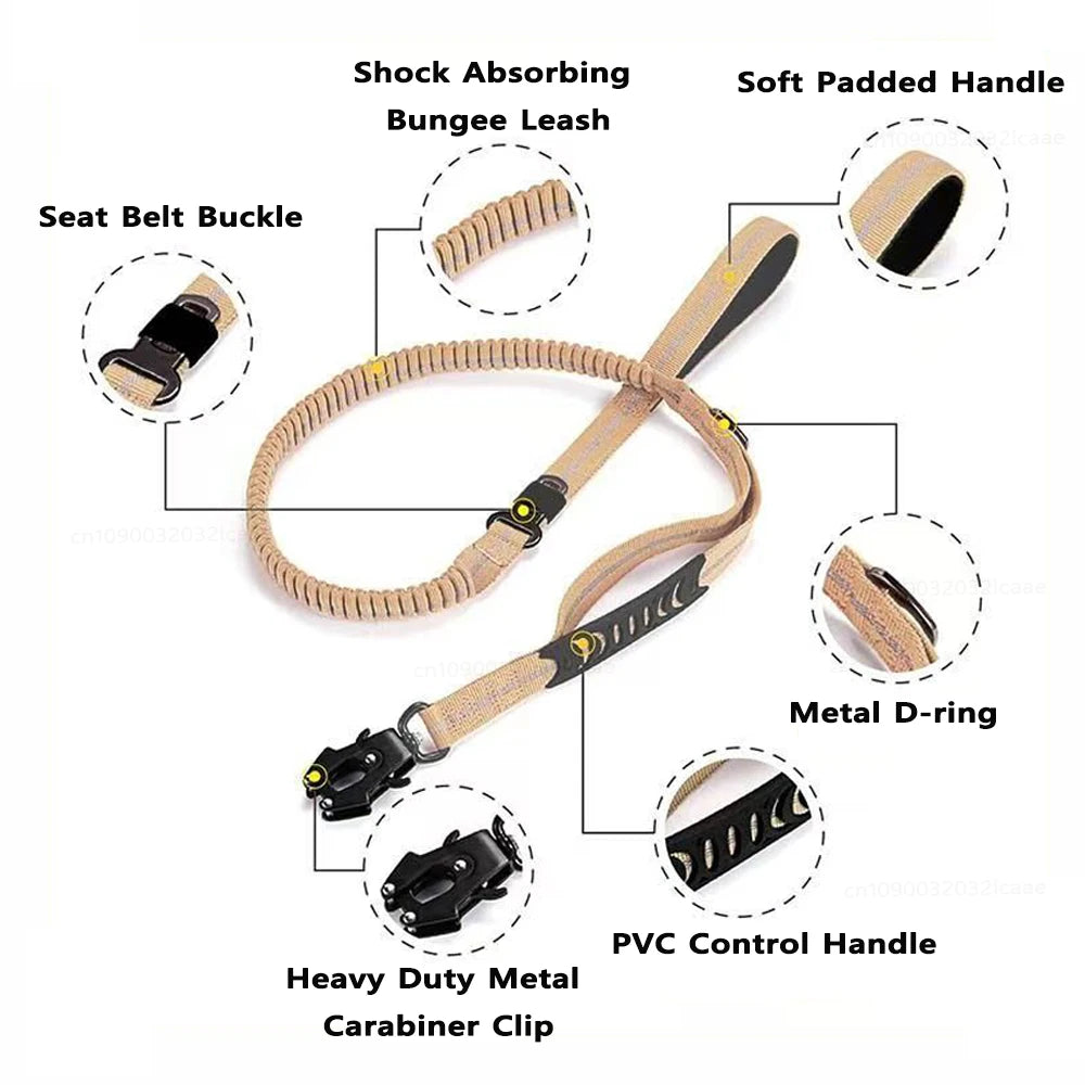 Heavy-Duty Tactical Dog Leash