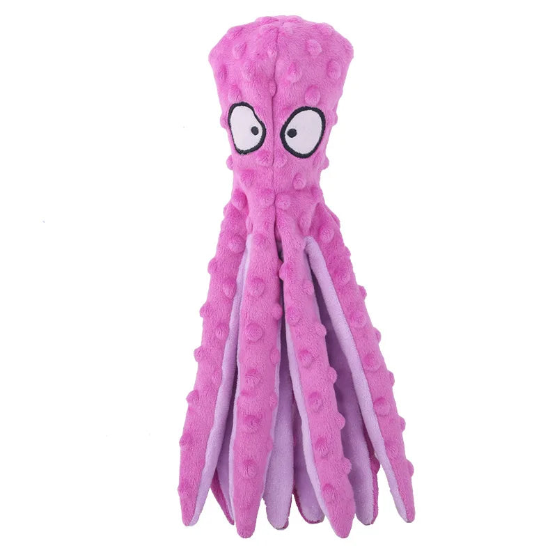 Indestructible Squeaky Octopus Toy