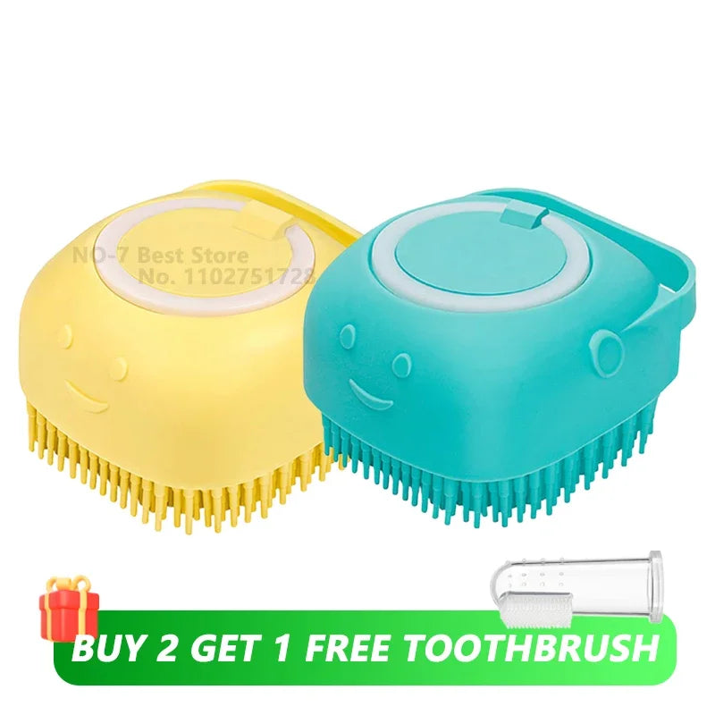 Silicone Pet Bath Brush