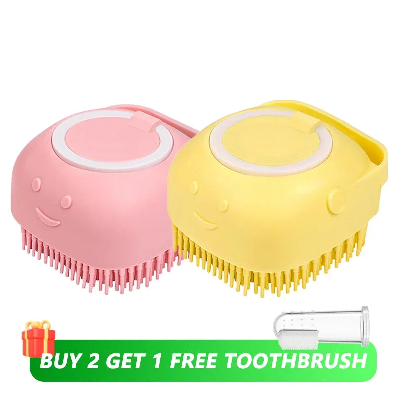 Silicone Pet Bath Brush