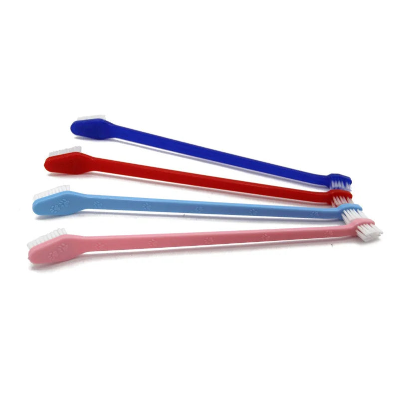 Double-Headed Pet Toothbrush