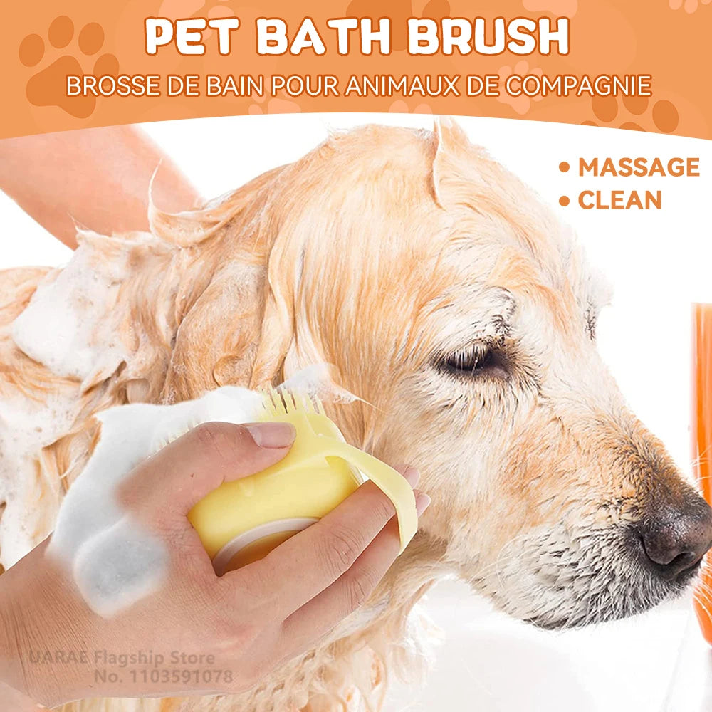 Silicone Pet Bath Brush