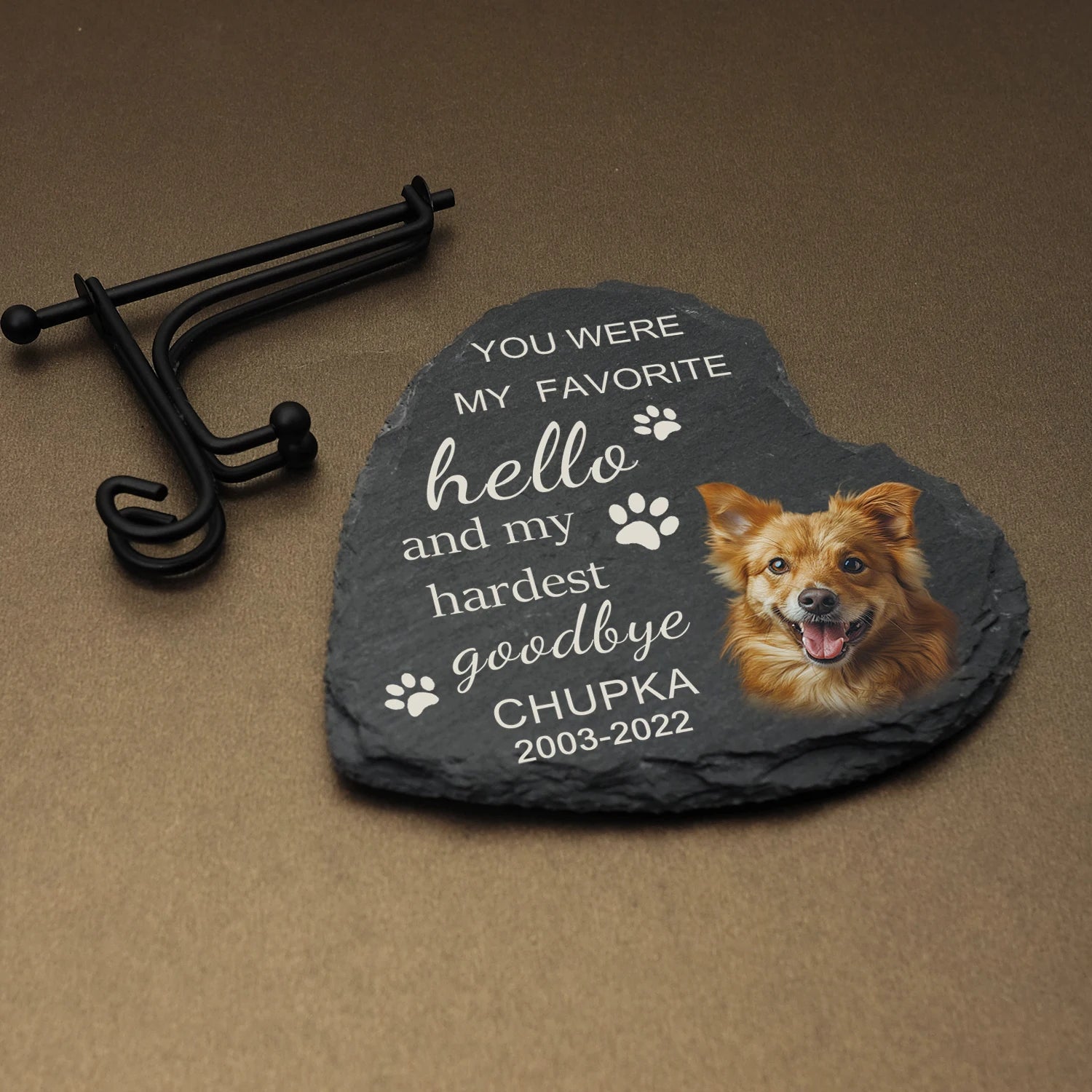 Engraved Pet Memorial Stone