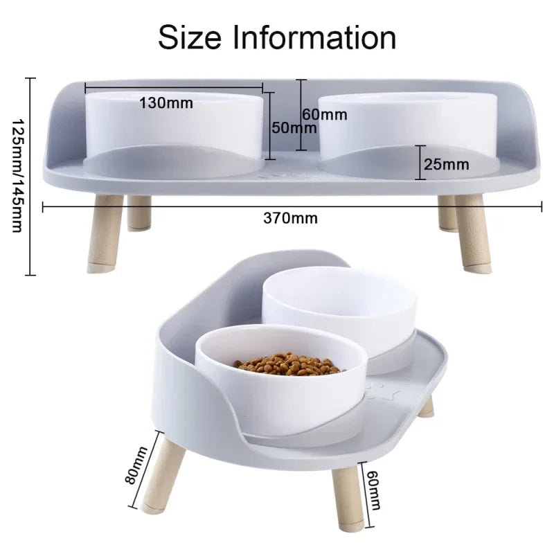 Adjustable Pet Bowl Feeder