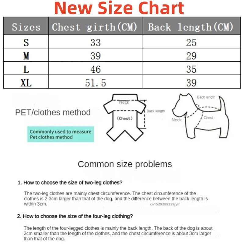 Winter Warm Dog Clothes