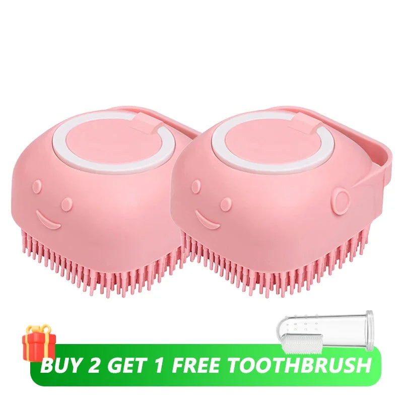 Silicone Pet Bath Brush